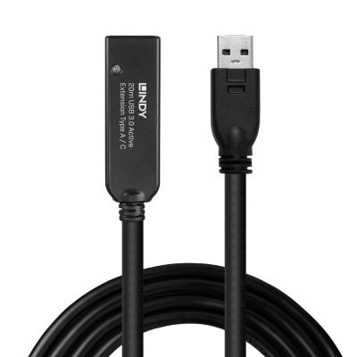 20m USB 3.0 Type A to C Active Extension