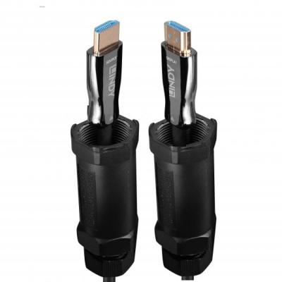 50m Armored Fibre Optic Hybrid HDMI 8K60 Cable