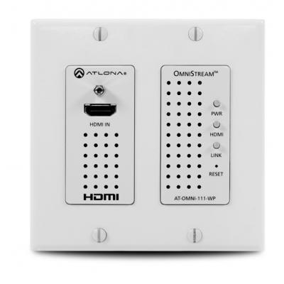ATLOMNI111WP Wallplate Networked AV Encoder