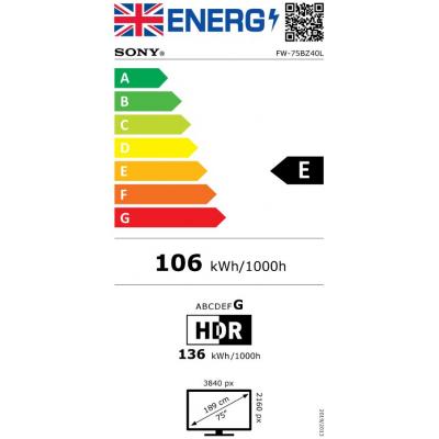 75" FW75BZ40L Commercial Display