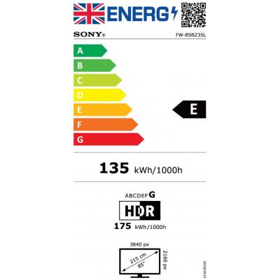 85" FW85BZ35L Display