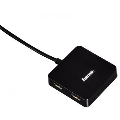 USB 2.0 Hub 1:4 Bus Powered BLK
