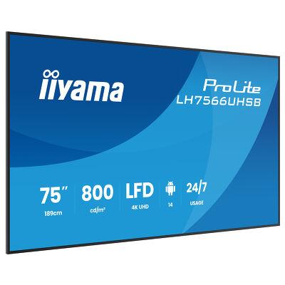 75" LH7566UHSB-B1AG Commercial Display