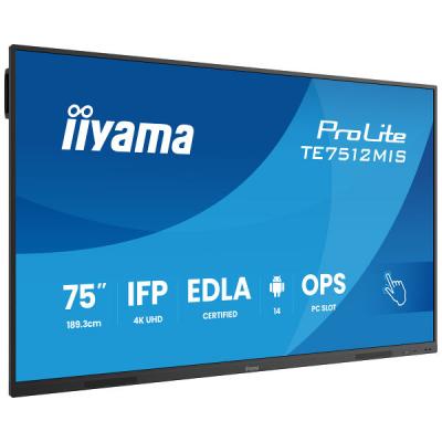 75" TE7512MIS-B4AG Interactive Display