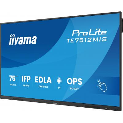75" TE7512MIS-B4AG Interactive Display