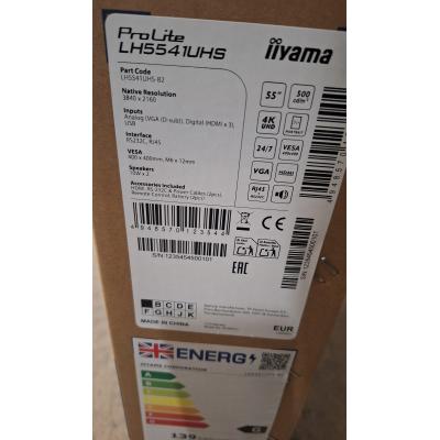 55" ProLite LH5541UHS-B2 Display - Clearance