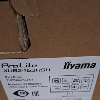 24" PROLITE XUB2463HSU-B1 Monitor - Clearance