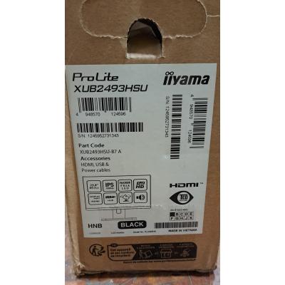 24" ProLite XUB2493HSU-B7 Monitor - Clearance