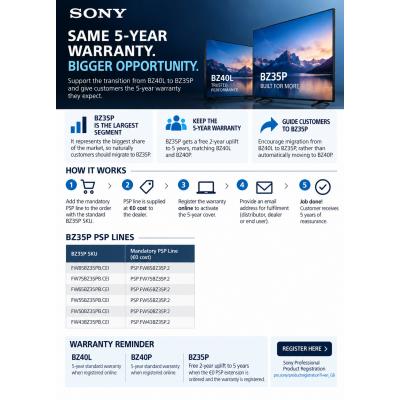 85" FW85BZ35PB.CEI Commercial Display