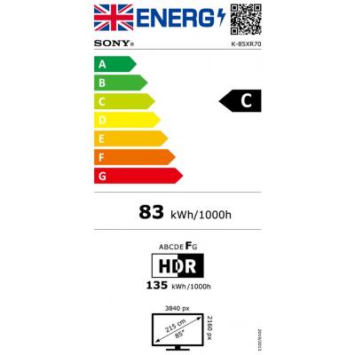 85" FWD-85XR70/UK Bravia 7 Commercial TV