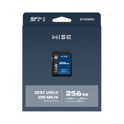 WISESDN256M4 SDXC UHS-II V90 MK-IV - 256GB