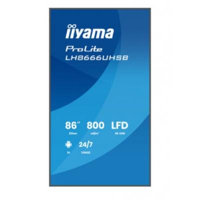 IIYLH8666UHSB 86" LH8666UHSB-B1AG Commercial Display