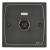 XLR wall plate with male 3 pin