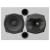 8" M8-LR-WH Left and Right Screen Speaker