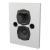 8" MS8-C-WH Centre Screen Speaker