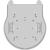 Universal Ceiling Mount Bracket (White)